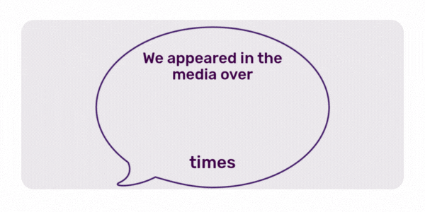 Beat appearing in the media 4,500 times.