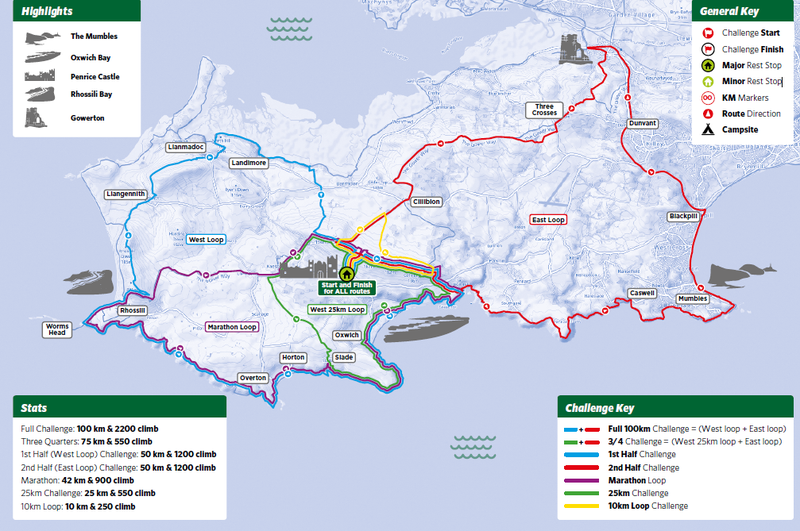 Map of routes